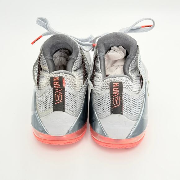 Nike LeBron 12 Low Wolf Grey Hot Lava - Size 9 main image 6